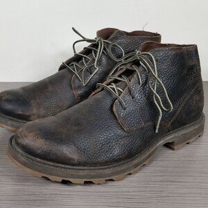 Sorel Madson II Waterproof Chukka Boot Brown Pebbled Leather Mens Size 9.5 /42.5